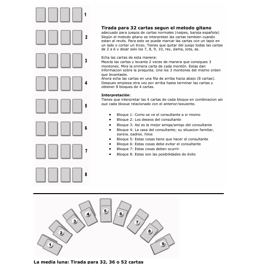 Pack 9 Guias Definitivas de Lectura de la Baraja Española (PDF)